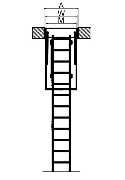 Лестница чердачная термоизоляционная Fakro LTK