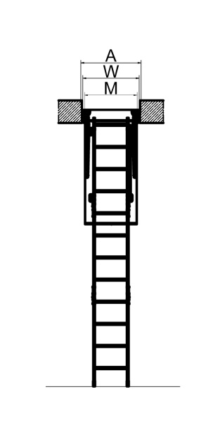 Лестница чердачная Fakro LWK Plus